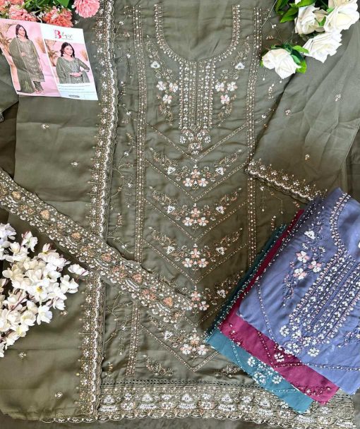 Bilqis B 163 A D Georgette Salwar Suit Catalog 4 Pcs 2 510x608 - Bilqis B 163 A-D Georgette Salwar Suit Catalog 4 Pcs