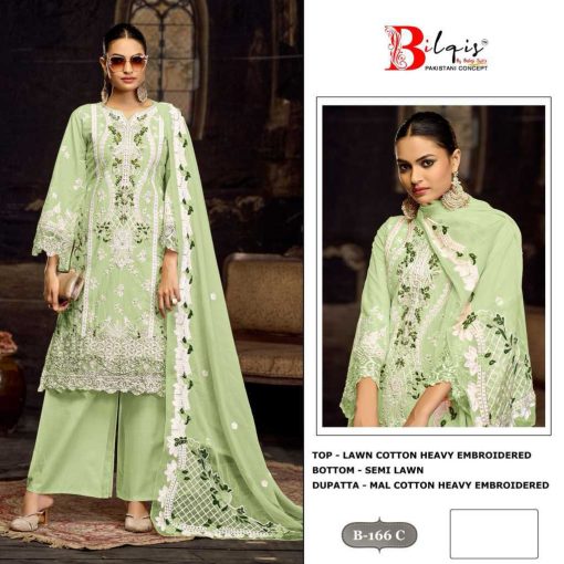 Bilqis B 166 A D Cotton Salwar Suit Catalog 4 Pcs 3 510x510 - Bilqis B 166 A-D Cotton Salwar Suit Catalog 4 Pcs