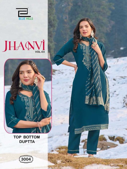 Blue Hills Jhanvi Vol 3 Kurti with Dupatta Bottom Silk Catalog 6 Pcs 5 510x680 - Blue Hills Jhanvi Vol 3 Kurti with Dupatta Bottom Silk Catalog 6 Pcs