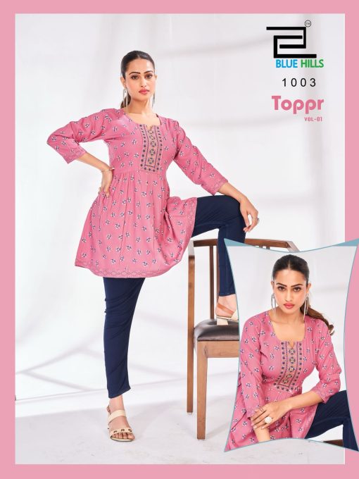 Blue Hills Toppr Vol 1 Rayon Kurti Catalog 10 Pcs 7 510x680 - Blue Hills Toppr Vol 1 Rayon Kurti Catalog 10 Pcs