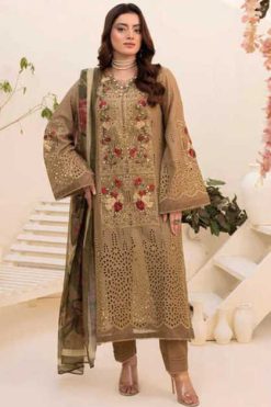 Deepsy Adan Libas Zaria Vol 25 NX Cotton Chiffon Salwar Suit Catalog 4 Pcs