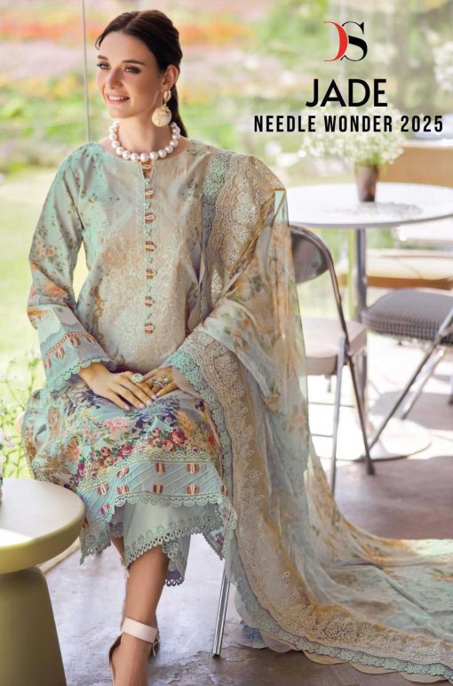 Deepsy Jade Needle Wonder Vol 25 Chiffon Cotton Salwar Suit Catalog 8 Pcs 1 510x772 - Deepsy Jade Needle Wonder Vol 25 Chiffon Cotton Salwar Suit Catalog 8 Pcs