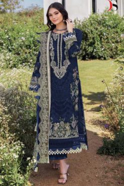 Deepsy Jade Needle Wonder Vol 25 Chiffon Cotton Salwar Suit Catalog 8 Pcs