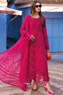 Deepsy Maria B Voyage Lawn Vol 25 Cotton Chiffon Salwar Suit Catalog 6 Pcs