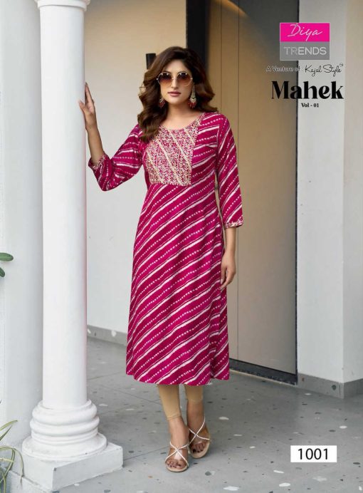 Diya Trends Mahek Vol 1 Rayon Kurti Catalog 8 Pcs 3 510x692 - Diya Trends Mahek Vol 1 Rayon Kurti Catalog 8 Pcs