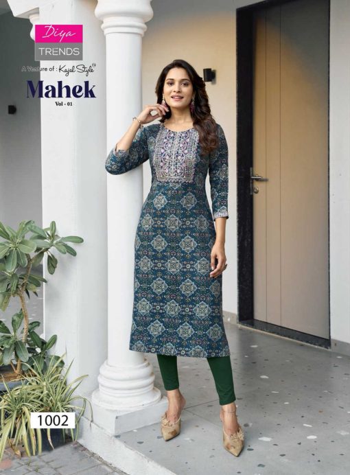 Diya Trends Mahek Vol 1 Rayon Kurti Catalog 8 Pcs 4 510x692 - Diya Trends Mahek Vol 1 Rayon Kurti Catalog 8 Pcs