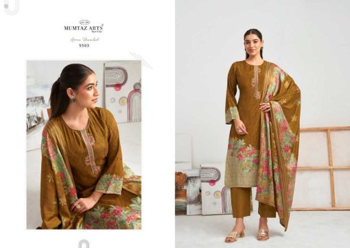 Mumtaz Arts Hafiza Muslin Viscose Salwar Suit Catalog 4 Pcs 5 510x362 - Mumtaz Arts Hafiza Muslin Viscose Salwar Suit Catalog 4 Pcs