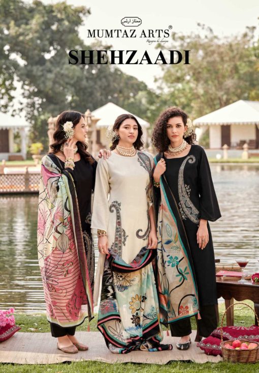 Mumtaz Arts Shehzaadi Muslin Salwar Suit Catalog 6 Pcs 1 510x733 - Mumtaz Arts Shehzaadi Muslin Salwar Suit Catalog 6 Pcs