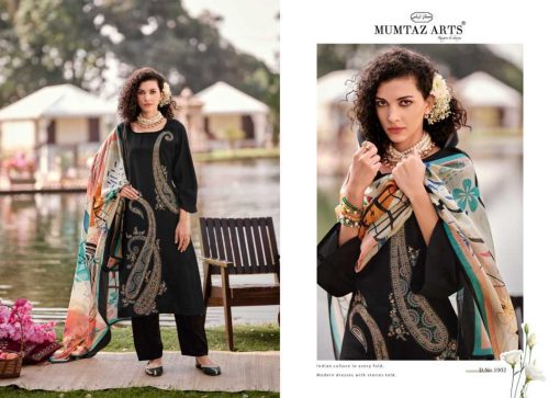 Mumtaz Arts Shehzaadi Muslin Salwar Suit Catalog 6 Pcs 4 510x363 - Mumtaz Arts Shehzaadi Muslin Salwar Suit Catalog 6 Pcs