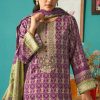 Mumtaz Arts Tareef Satin Salwar Suit Catalog 6 Pcs