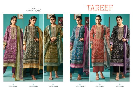 Mumtaz Arts Tareef Satin Salwar Suit Catalog 6 Pcs 11 510x362 - Mumtaz Arts Tareef Satin Salwar Suit Catalog 6 Pcs