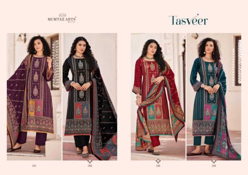 Mumtaz Arts Tasveer Viscose Salwar Suit Catalog 4 Pcs 10 510x360 - Mumtaz Arts Tasveer Viscose Salwar Suit Catalog 4 Pcs