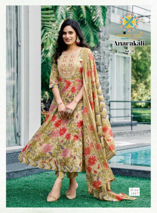 Passion Tree Anarkali Vol 1 Kurti with Dupatta Bottom Cotton Catalog 8 Pcs 9 510x692 - Passion Tree Anarkali Vol 1 Kurti with Dupatta Bottom Cotton Catalog 8 Pcs