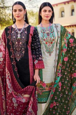 Riaz Arts Bin Saeed Vol 7 by Mumtaz Arts Cotton Salwar Suit Catalog 6 Pcs