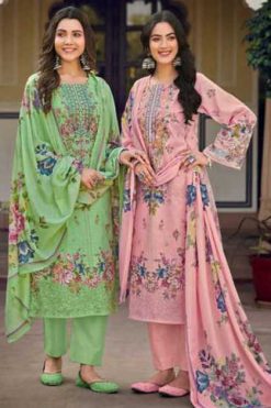 Riaz Arts Musafir Vol 22 by Mumtaz Arts Lawn Salwar Suit Catalog 6 Pcs