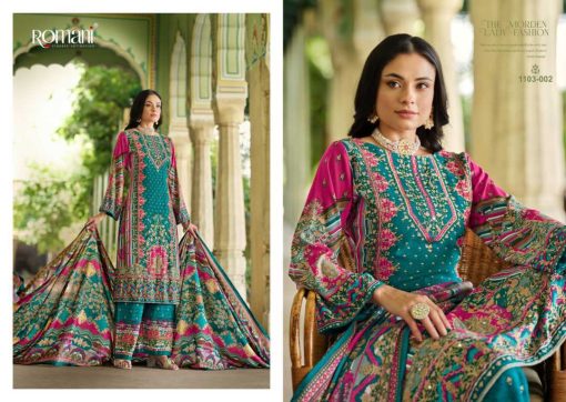 Romani Mahira Cotton Salwar Suit Catalog 8 Pcs 4 510x362 - Romani Mahira Cotton Salwar Suit Catalog 8 Pcs