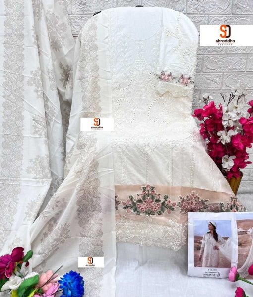 Shraddha Maria B Lawn Chiffon Cotton Salwar Suit Catalog 8 Pcs 14 510x599 - Shraddha Maria B Lawn Chiffon Cotton Salwar Suit Catalog 8 Pcs