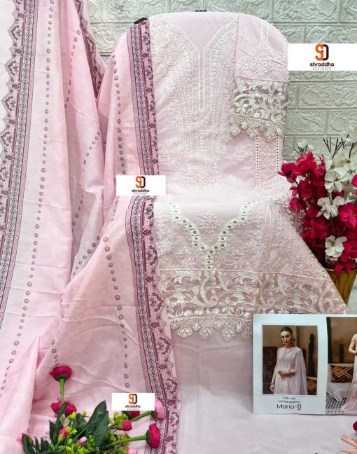 Shraddha Maria B Lawn Chiffon Cotton Salwar Suit Catalog 8 Pcs 17 510x648 - Shraddha Maria B Lawn Chiffon Cotton Salwar Suit Catalog 8 Pcs