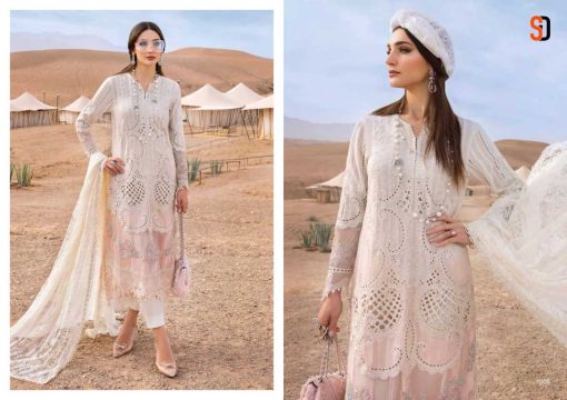 Shraddha Maria B Lawn Chiffon Cotton Salwar Suit Catalog 8 Pcs 8 510x360 - Shraddha Maria B Lawn Chiffon Cotton Salwar Suit Catalog 8 Pcs