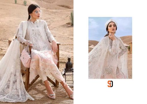 Shraddha Maria B Lawn Chiffon Cotton Salwar Suit Catalog 8 Pcs 9 510x360 - Shraddha Maria B Lawn Chiffon Cotton Salwar Suit Catalog 8 Pcs