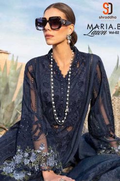 Shraddha Maria B Lawn Vol 2 Cotton Salwar Suit Catalog 6 Pcs