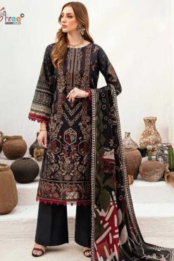 Shree Fabs Chevron Premium Collection Vol 10 Chiffon Cotton Salwar Suit Catalog 8 Pcs