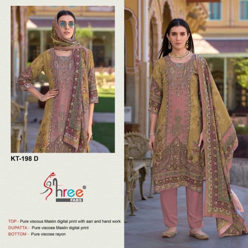 Shree Fabs KT 198 Viscose Salwar Suit Catalog 4 Pcs 1 510x510 - Shree Fabs KT 198 Viscose Salwar Suit Catalog 4 Pcs