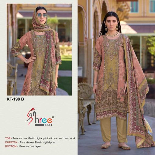 Shree Fabs KT 198 Viscose Salwar Suit Catalog 4 Pcs 3 510x510 - Shree Fabs KT 198 Viscose Salwar Suit Catalog 4 Pcs