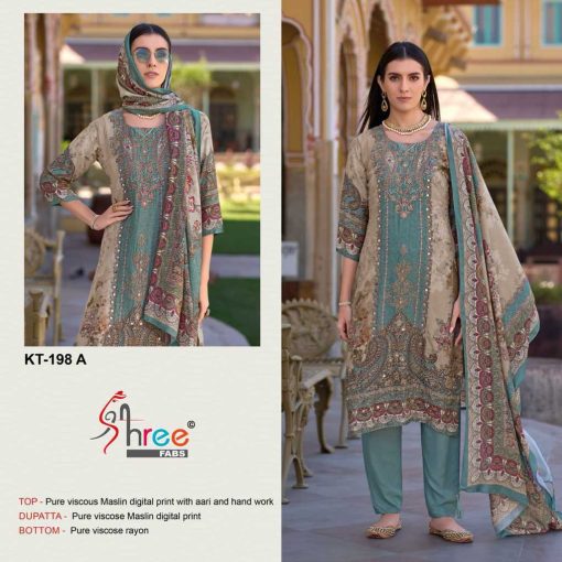 Shree Fabs KT 198 Viscose Salwar Suit Catalog 4 Pcs 4 510x510 - Shree Fabs KT 198 Viscose Salwar Suit Catalog 4 Pcs