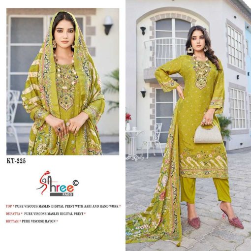 Shree Fabs KT 225 Viscose Salwar Suit Catalog 3 Pcs 5 510x510 - Shree Fabs KT 225 Viscose Salwar Suit Catalog 3 Pcs