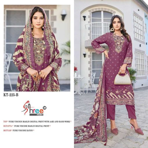 Shree Fabs KT 225 Viscose Salwar Suit Catalog 3 Pcs 6 510x510 - Shree Fabs KT 225 Viscose Salwar Suit Catalog 3 Pcs