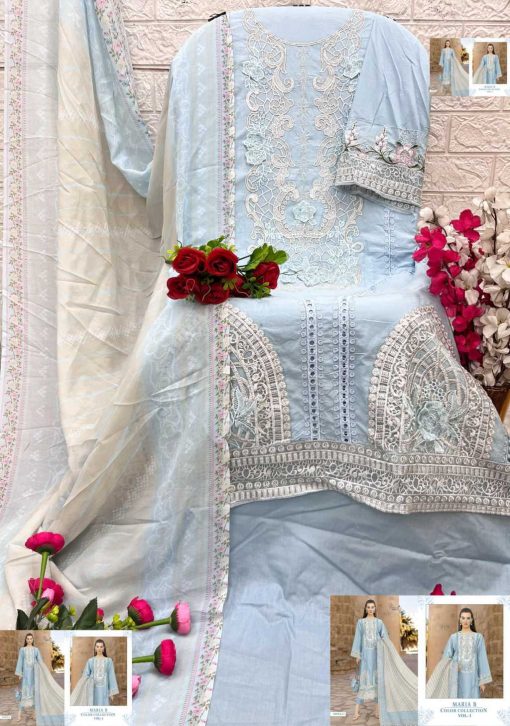 Shree Fabs Maria B Color Collection Vol 1 Chiffon Cotton Salwar Suit Catalog 4 Pcs 8 510x726 - Shree Fabs Maria B Color Collection Vol 1 Chiffon Cotton Salwar Suit Catalog 4 Pcs