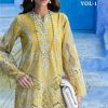 Shree Fabs Mariya B Luxury Lawn Collection Vol 1 Chiffon Cotton Salwar Suit Catalog 7 Pcs