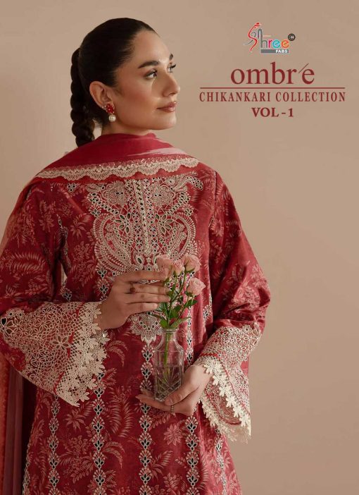 Shree Fabs Ombre Chikankari Lawn Collection Vol 1 Chiffon Cotton Salwar Suit Catalog 8 Pcs 1 510x702 - Shree Fabs Ombre Chikankari Lawn Collection Vol 1 Chiffon Cotton Salwar Suit Catalog 8 Pcs
