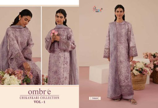 Shree Fabs Ombre Chikankari Lawn Collection Vol 1 Chiffon Cotton Salwar Suit Catalog 8 Pcs 17 510x351 - Shree Fabs Ombre Chikankari Lawn Collection Vol 1 Chiffon Cotton Salwar Suit Catalog 8 Pcs