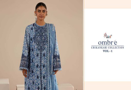 Shree Fabs Ombre Chikankari Lawn Collection Vol 1 Chiffon Cotton Salwar Suit Catalog 8 Pcs 4 510x351 - Shree Fabs Ombre Chikankari Lawn Collection Vol 1 Chiffon Cotton Salwar Suit Catalog 8 Pcs