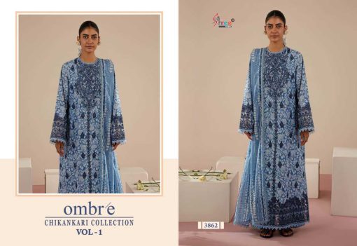 Shree Fabs Ombre Chikankari Lawn Collection Vol 1 Chiffon Cotton Salwar Suit Catalog 8 Pcs 5 510x351 - Shree Fabs Ombre Chikankari Lawn Collection Vol 1 Chiffon Cotton Salwar Suit Catalog 8 Pcs