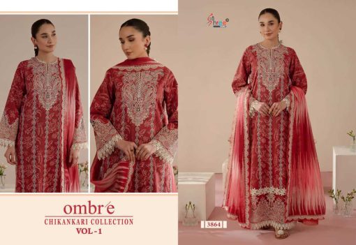 Shree Fabs Ombre Chikankari Lawn Collection Vol 1 Chiffon Cotton Salwar Suit Catalog 8 Pcs 9 510x351 - Shree Fabs Ombre Chikankari Lawn Collection Vol 1 Chiffon Cotton Salwar Suit Catalog 8 Pcs