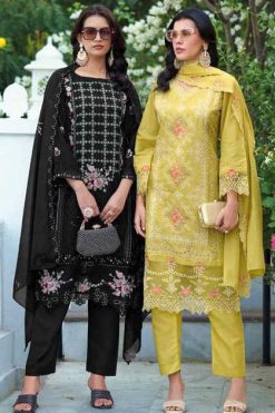 Shree Fabs Tasrif Premium Embroidered Lawn Dupatta Salwar Suit Catalog 6 Pcs