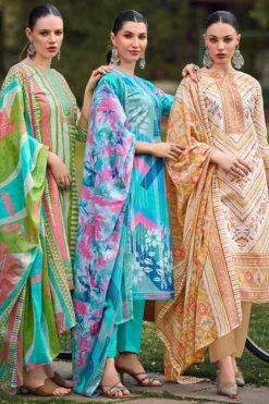 Zulfat Farhana Vol 10 by Belliza Cotton Salwar Suit Catalog 8 Pcs