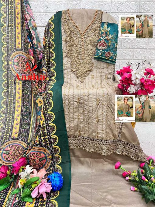 Aasha DN 1155 A B Rayon Salwar Suit Catalog 2 Pcs 3 510x680 - Aasha DN 1155 A-B Rayon Salwar Suit Catalog 2 Pcs