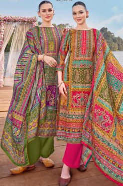 Alok Bella Vol 13 Muslin Salwar Suit Catalog 6 Pcs