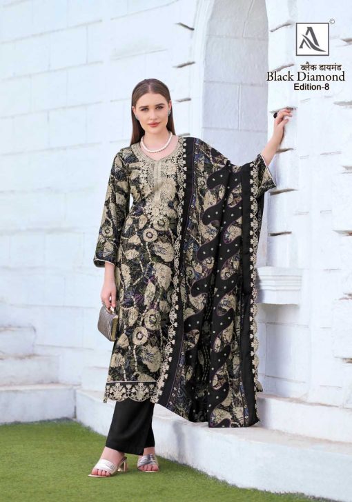 Alok Black Diamond Vol 8 Rayon Salwar Suit Catalog 6 Pcs 5 510x728 - Alok Black Diamond Vol 8 Rayon Salwar Suit Catalog 6 Pcs