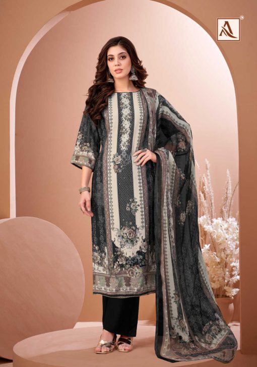 Alok Black Mirror Viscose Salwar Suit Catalog 8 Pcs 3 510x728 - Alok Black Mirror Viscose Salwar Suit Catalog 8 Pcs