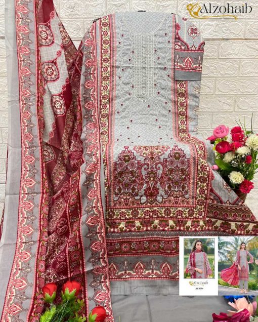 Alzohaib Saira Vol 1 Chiffon Cotton Salwar Suit Catalog 5 Pcs 10 510x636 - Alzohaib Saira Vol 1 Chiffon Cotton Salwar Suit Catalog 5 Pcs