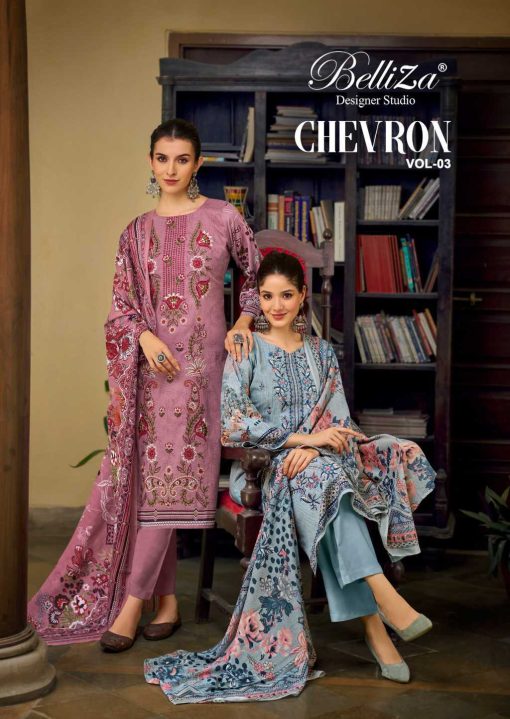 Belliza Chevron Vol 3 Cotton Salwar Suit Catalog 6 Pcs 1 510x719 - Belliza Chevron Vol 3 Cotton Salwar Suit Catalog 6 Pcs