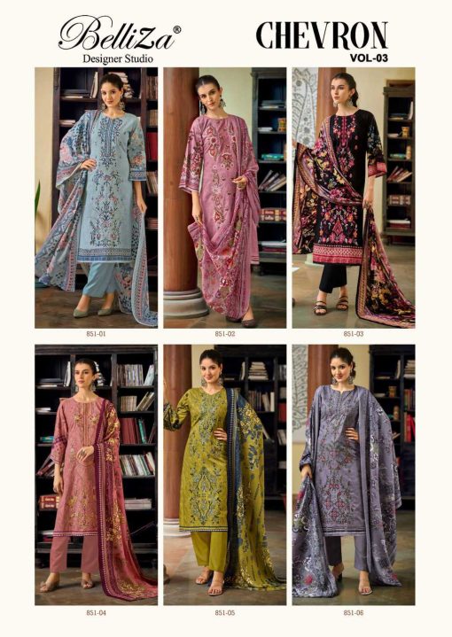 Belliza Chevron Vol 3 Cotton Salwar Suit Catalog 6 Pcs 10 510x719 - Belliza Chevron Vol 3 Cotton Salwar Suit Catalog 6 Pcs