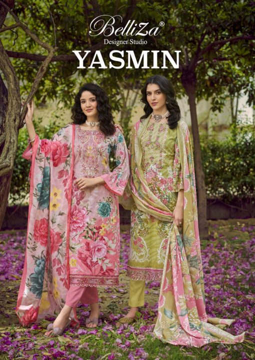 Belliza Yasmin Cotton Salwar Suit Catalog 8 Pcs 1 510x719 - Belliza Yasmin Cotton Salwar Suit Catalog 8 Pcs