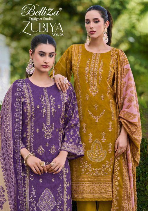 Belliza Zubiya Vol 3 Cotton Salwar Suit Catalog 6 Pcs 1 510x725 - Belliza Zubiya Vol 3 Cotton Salwar Suit Catalog 6 Pcs