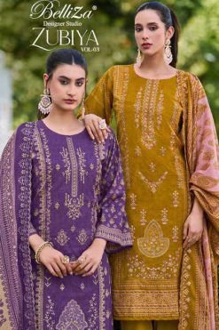 Belliza Zubiya Vol 3 Cotton Salwar Suit Catalog 6 Pcs